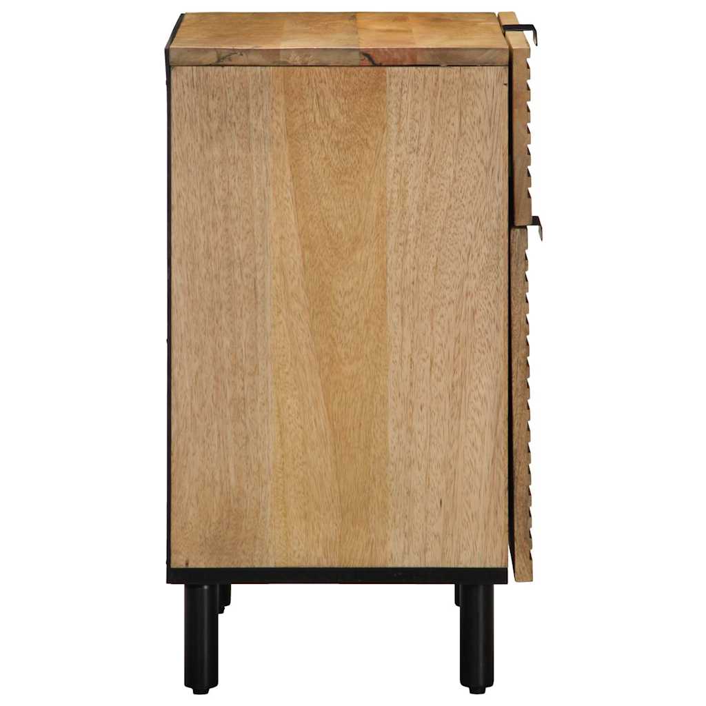 Mesa de cabeceira 50x33x60 cm madeira de mangueira maciça
