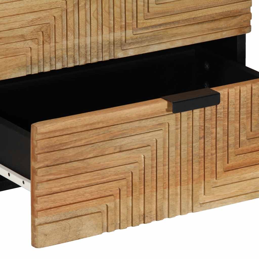 Mesa de cabeceira 50x33x60 cm madeira de mangueira maciça