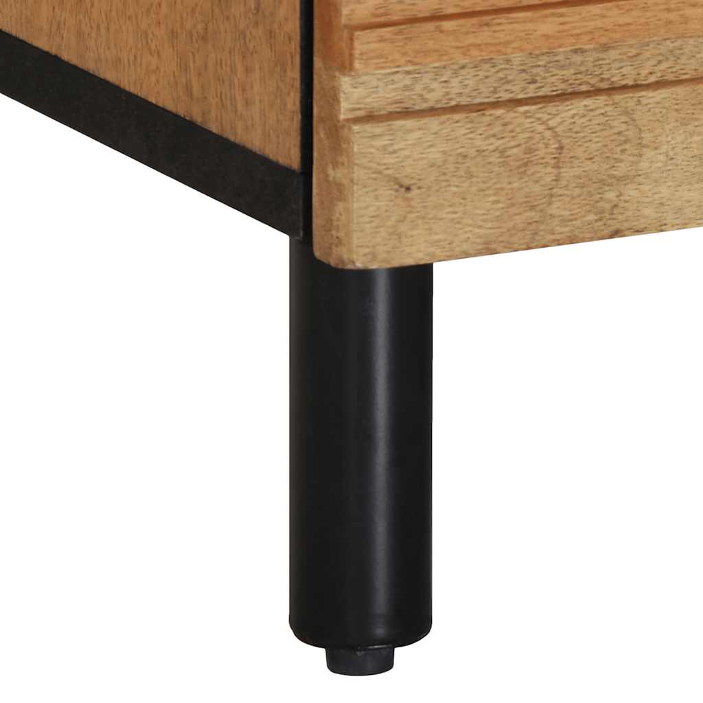 Mesa de cabeceira 50x33x60 cm madeira de mangueira maciça