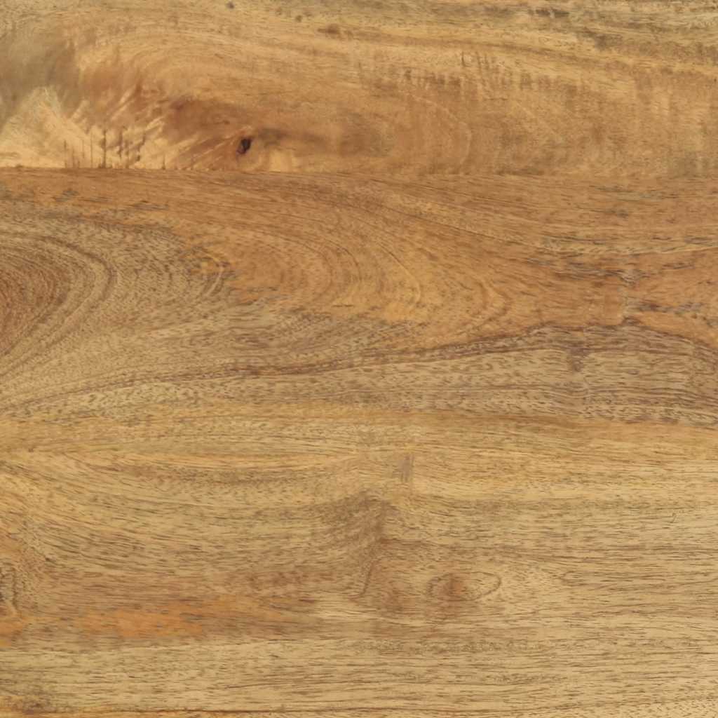 Móvel de TV castanho de madeira de mangueira maciça