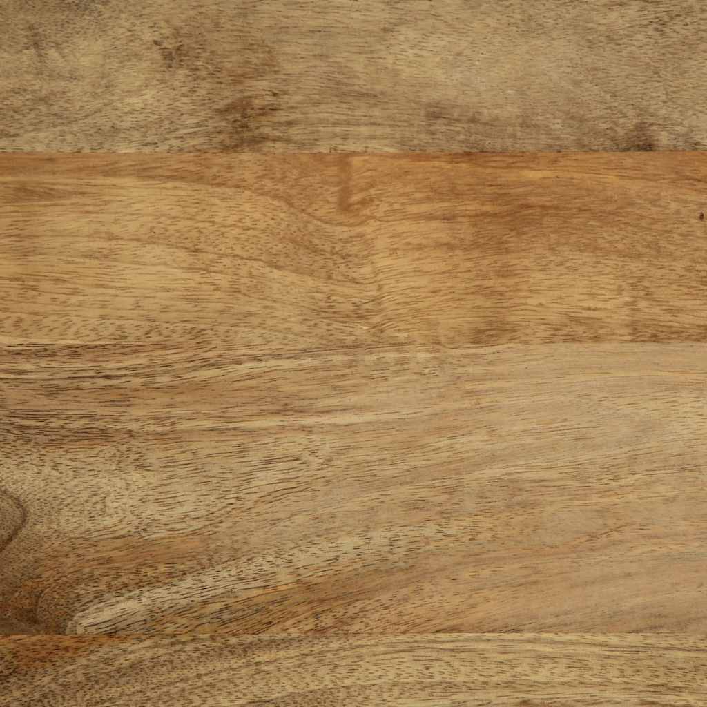 Móvel de TV de madeira de mangueira maciça castanho 100x33x46 cm
