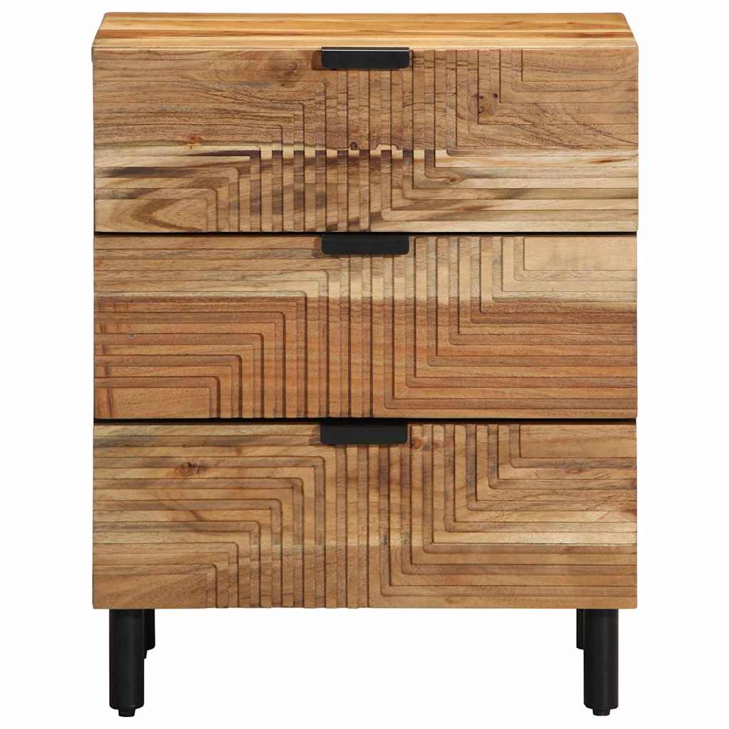 Armário de Cabeceira com gaveta Castanho 50 x 33 x 62 cm