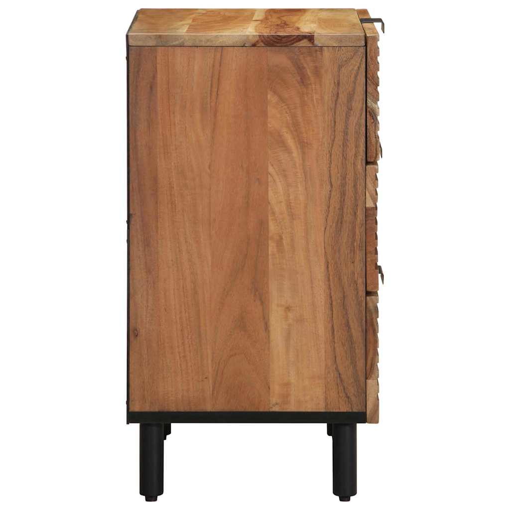 Armário de Cabeceira com gaveta Castanho 50 x 33 x 62 cm