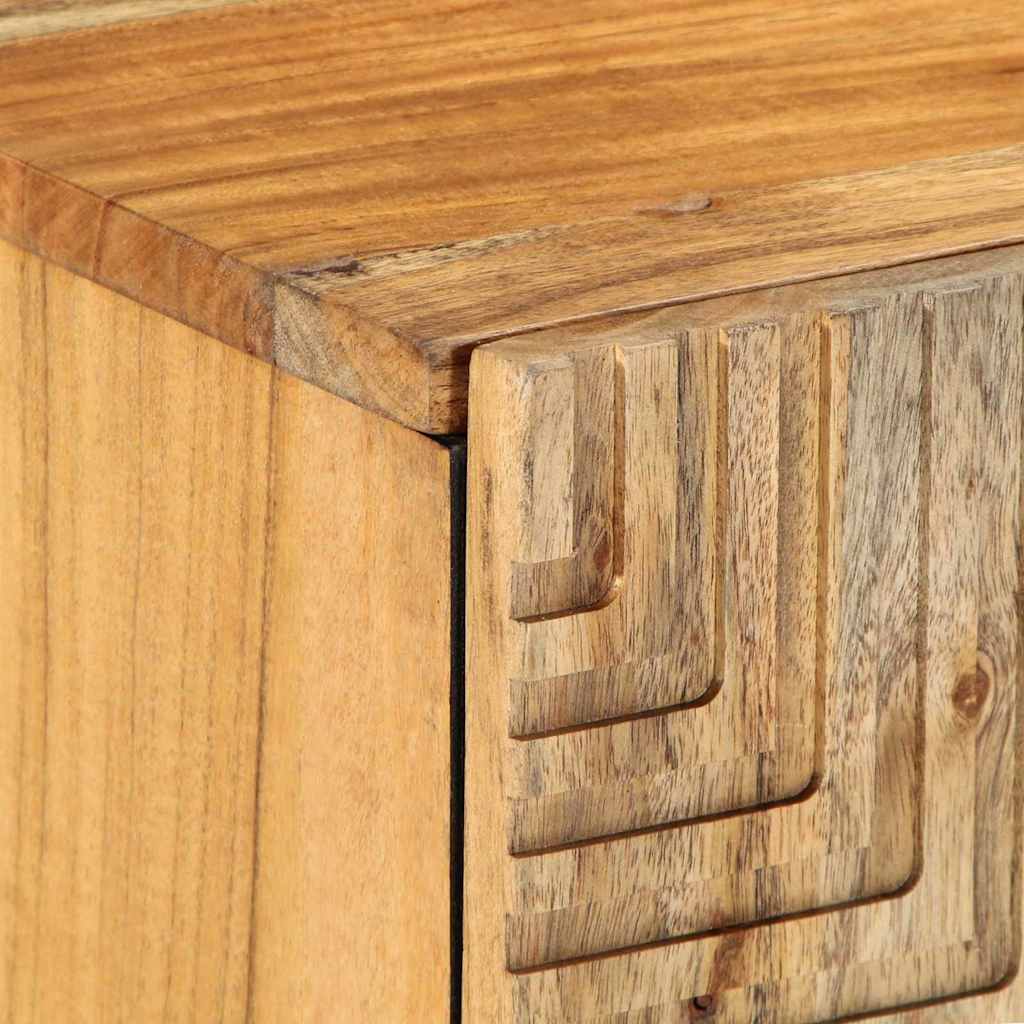 Armário de TV com gaveta com porta Castanho 105 x 33.5 x 46 cm