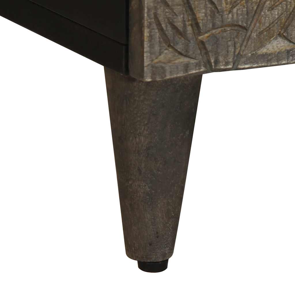 Móvel TV cinzento claro de madeira mangueira maciça