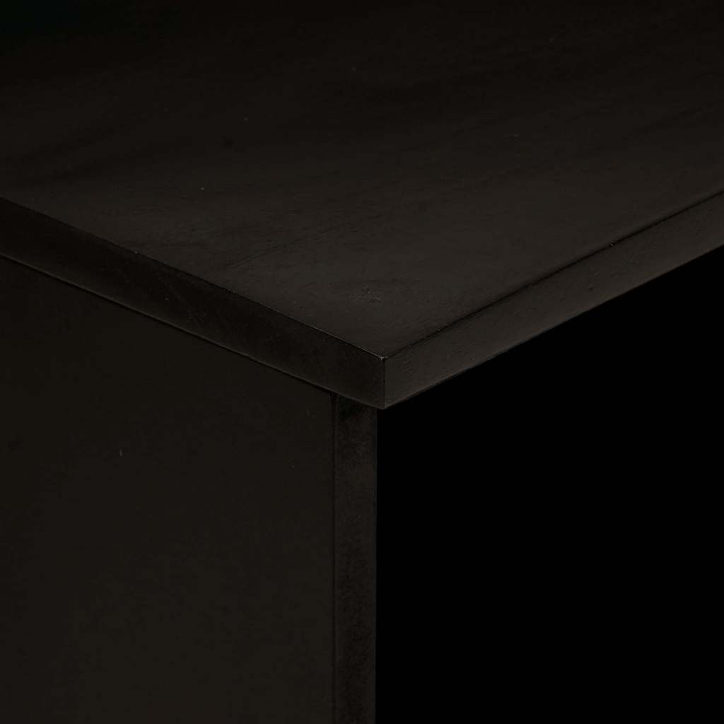 Mesa-de-cabeceira com gaveta 2 pcs Preto e Ouro 40 x 33 x 46 cm