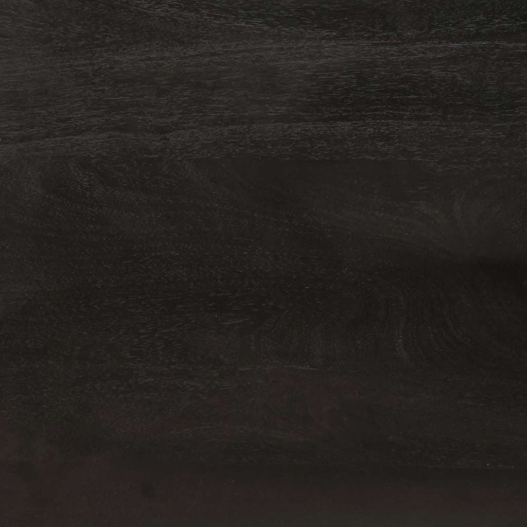 Buffet Preto e Ouro 60 x 33 x 75 cm Madeira de mangueira maciça