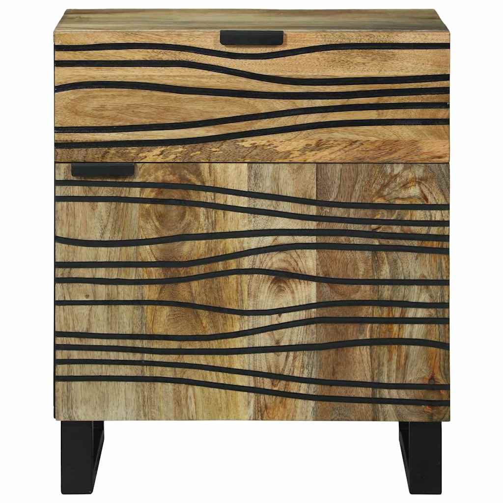 Armário de Cabeceira com gaveta Castanho 50 x 33 x 60 cm