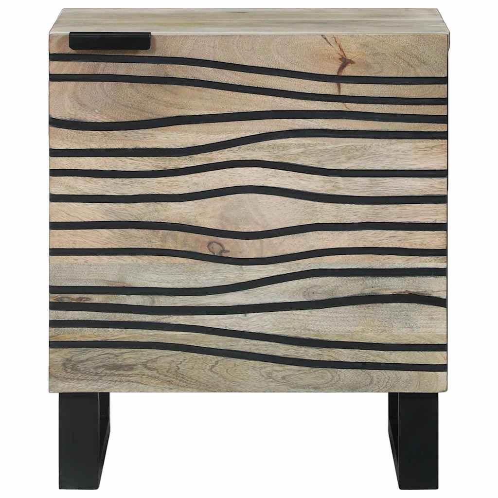 Mesas de cabeceira 2 pcs Natural 40 x 33 x 46 cm