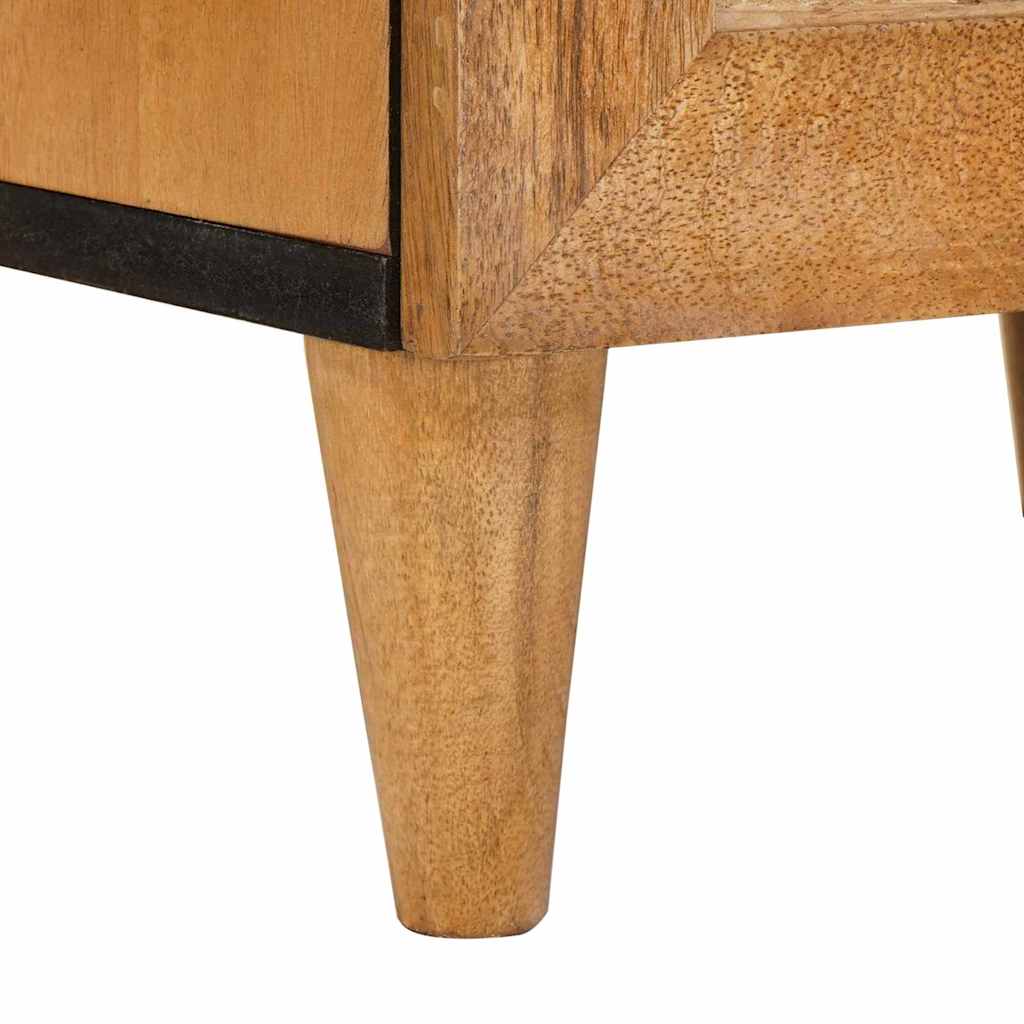 Mesa-de-cabeceira com gaveta Castanho-claro 40 x 33 x 46 cm