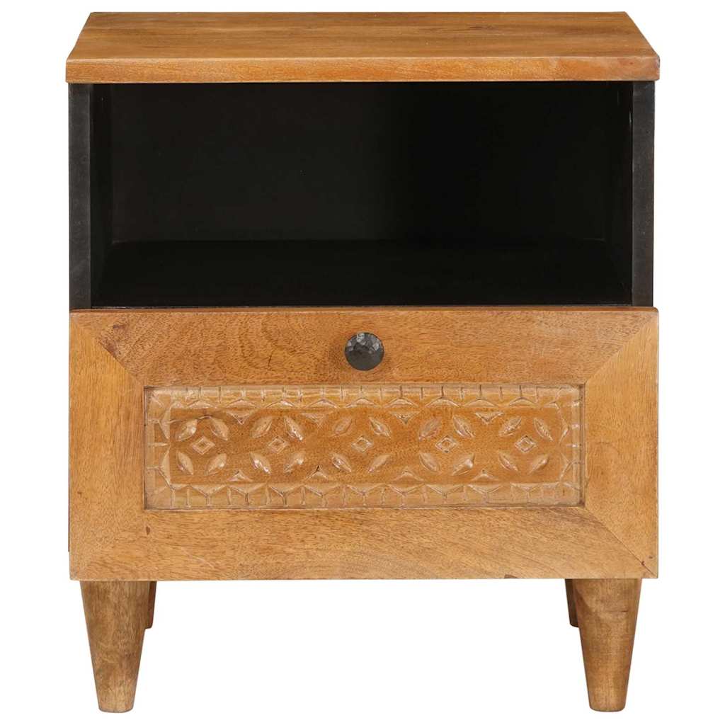 Mesa-de-cabeceira com gaveta Castanho-claro 40 x 33 x 46 cm