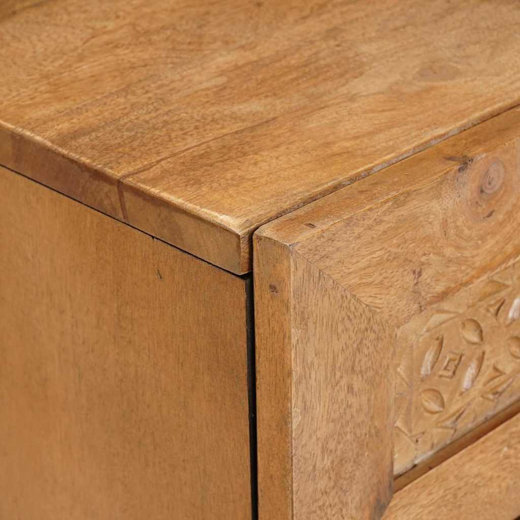 Mesa-de-cabeceira com gaveta Castanho-claro 50 x 33 x 60 cm
