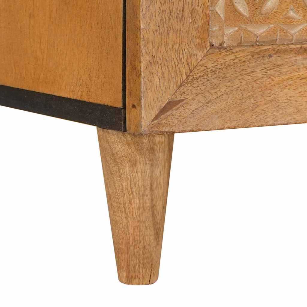 Mesa-de-cabeceira com gaveta Castanho-claro 50 x 33 x 60 cm