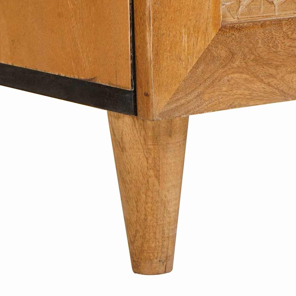 Mesa-de-cabeceira com gaveta Castanho-claro 50 x 33 x 60 cm