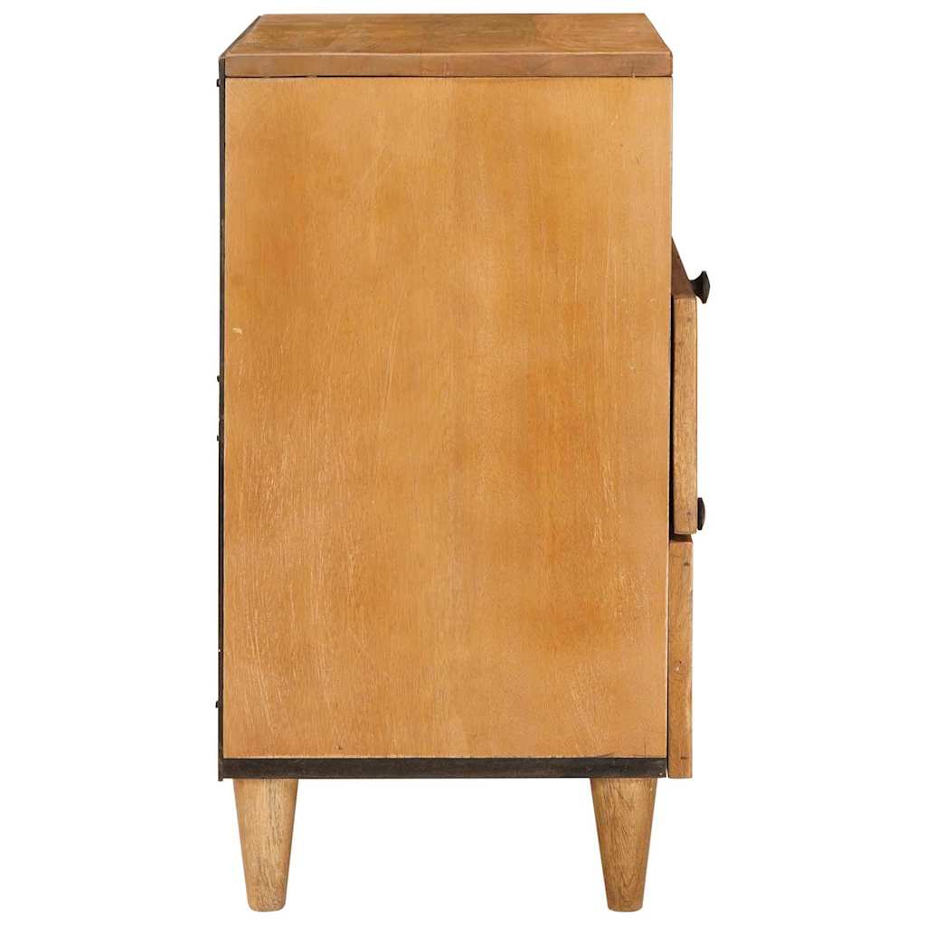 Mesa-de-cabeceira com gaveta Castanho-claro 50 x 33 x 60 cm