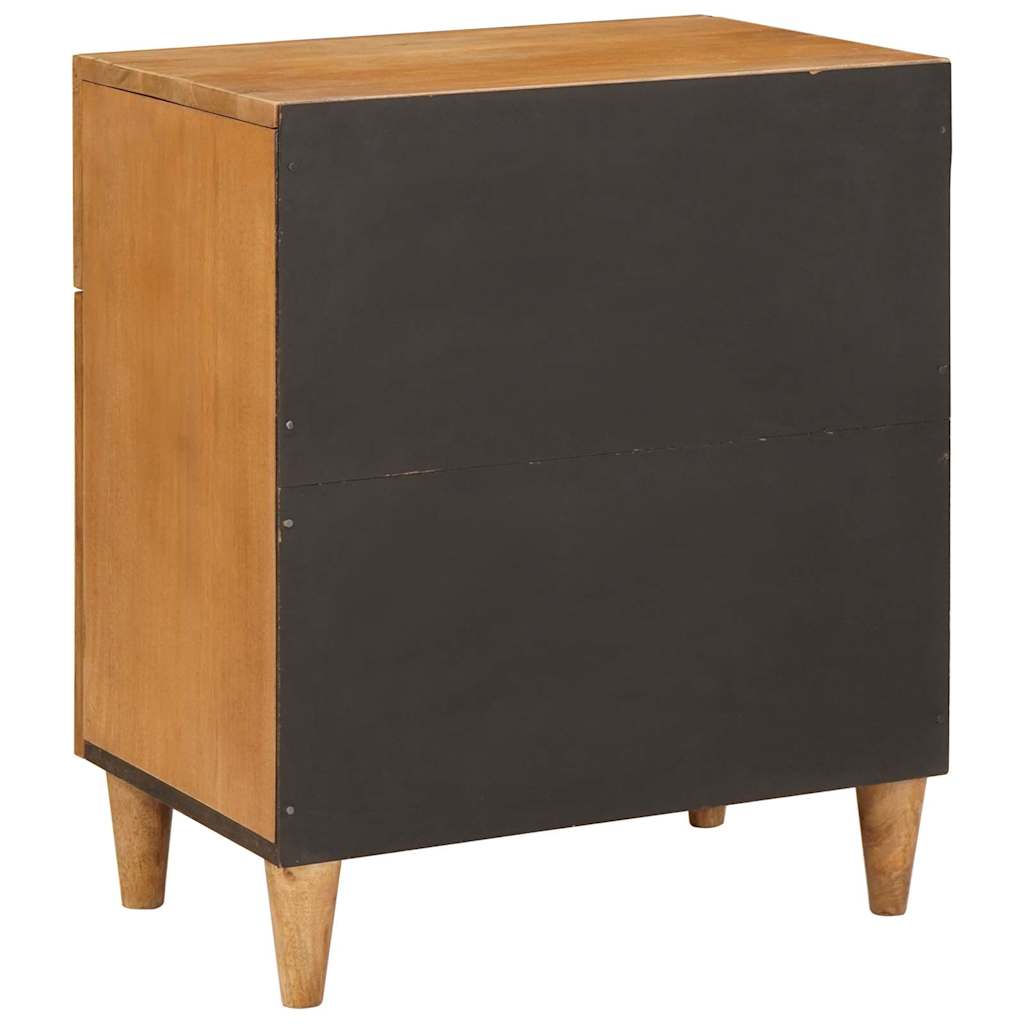 Mesa-de-cabeceira com gaveta Castanho-claro 50 x 33 x 60 cm
