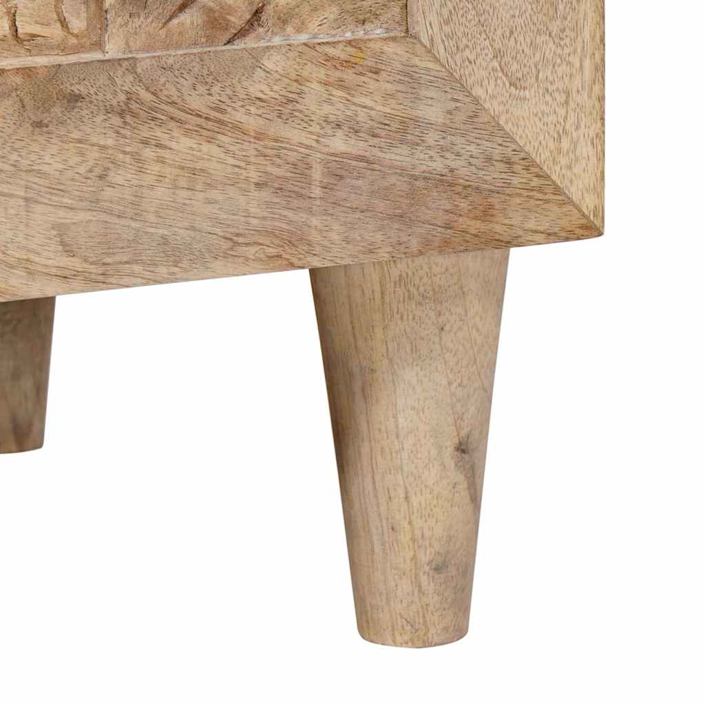 Mesa-de-cabeceira 2 pcs Bege 40 x 33 x 46 cm