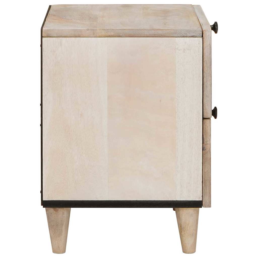 Mesa-de-cabeceira com gaveta Bege 40 x 33 x 46 cm