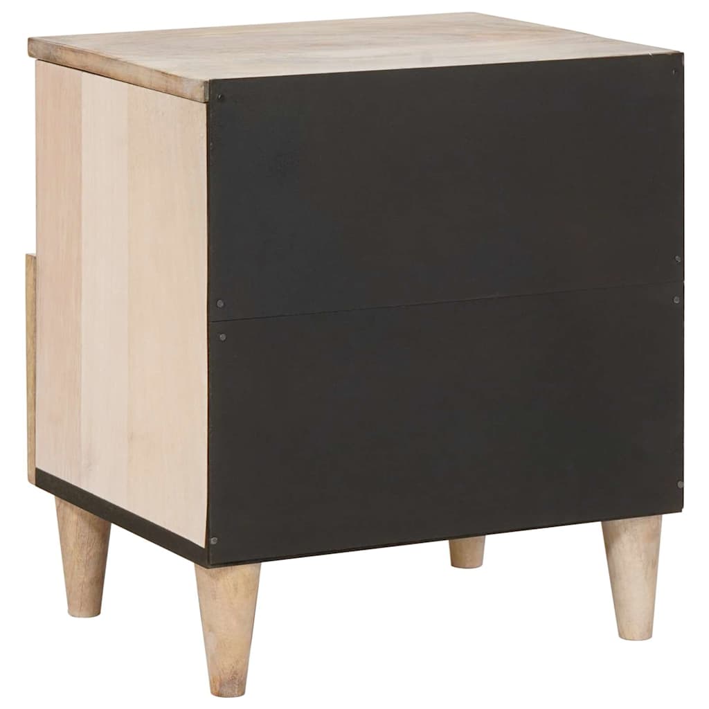 Mesa-de-cabeceira com gaveta Bege 40 x 33 x 46 cm