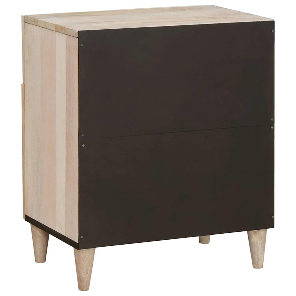 Mesa-de-cabeceira com gaveta com porta Bege 50 x 33 x 60 cm