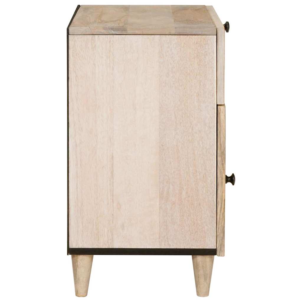 Mesa-de-cabeceira com gaveta com porta Bege 50 x 33 x 60 cm