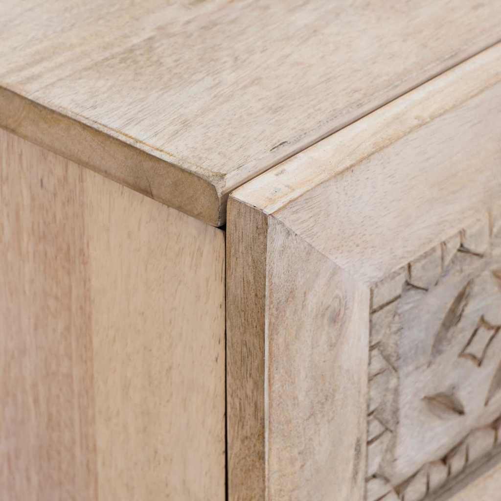 Mesa-de-cabeceira com gaveta Bege 50 x 33 x 60 cm