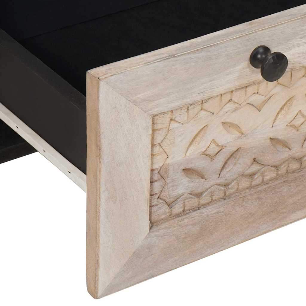 Mesa-de-cabeceira com gaveta Bege 50 x 33 x 60 cm