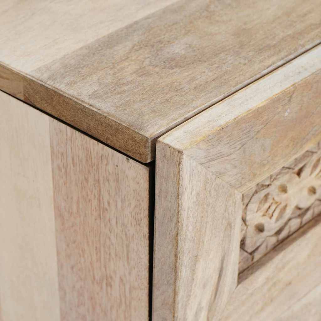 Mesa-de-cabeceira com gaveta com porta Bege 50 x 33 x 60 cm