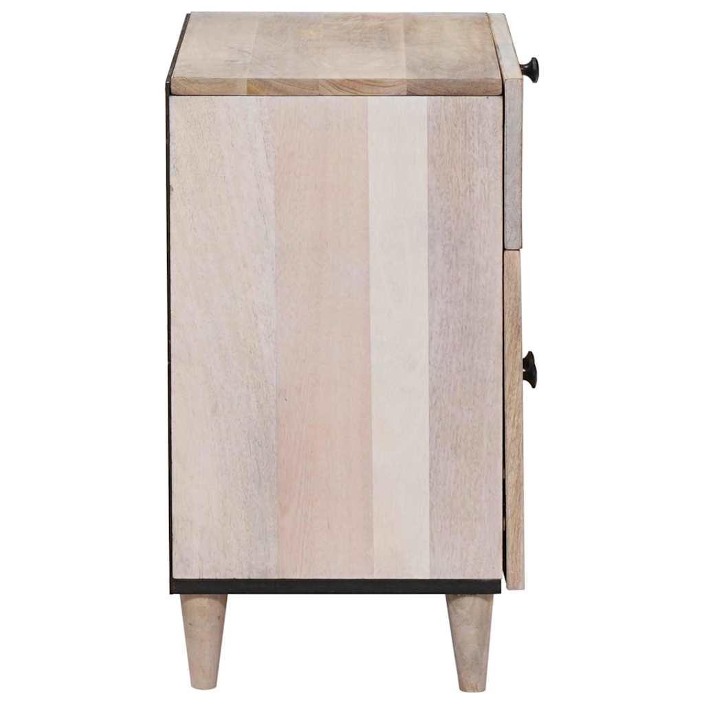 Mesa-de-cabeceira com gaveta com porta Bege 50 x 33 x 60 cm