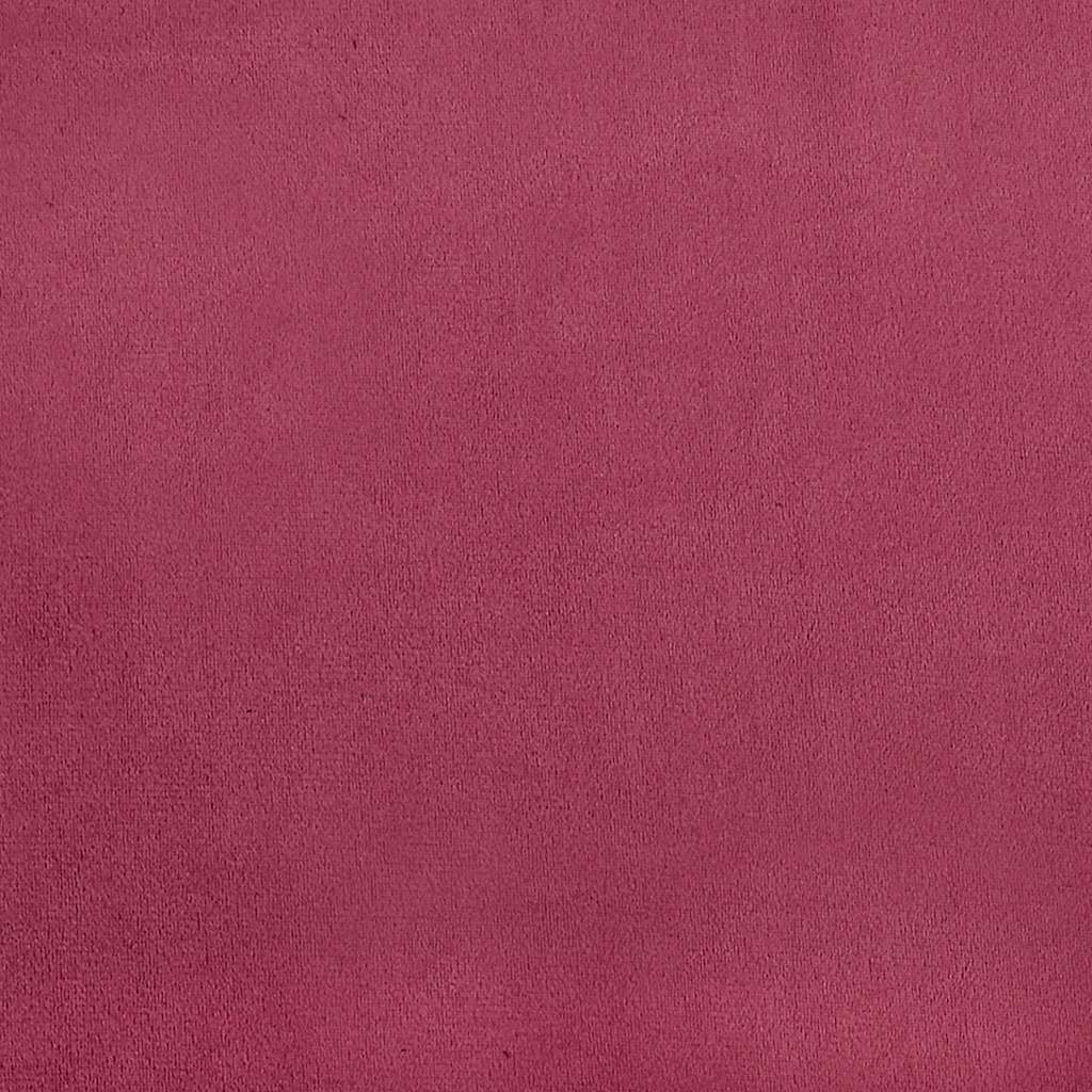 Poltrona com apoio de braços veludo vermelho tinto
