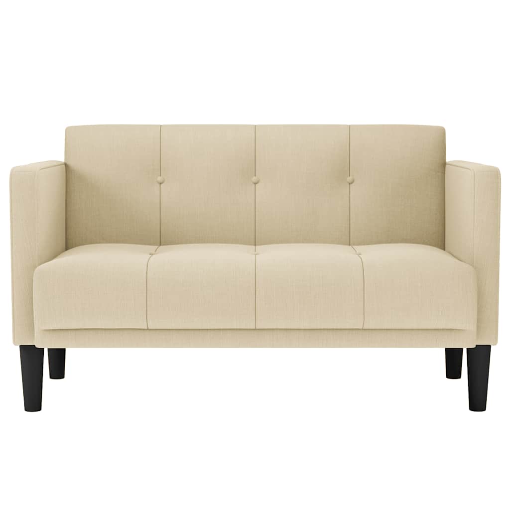Sofá-luvas 111 cm tecido creme
