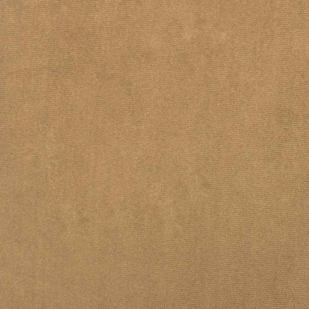 Sofá-luvas com rolos 110 cm veludo castanho
