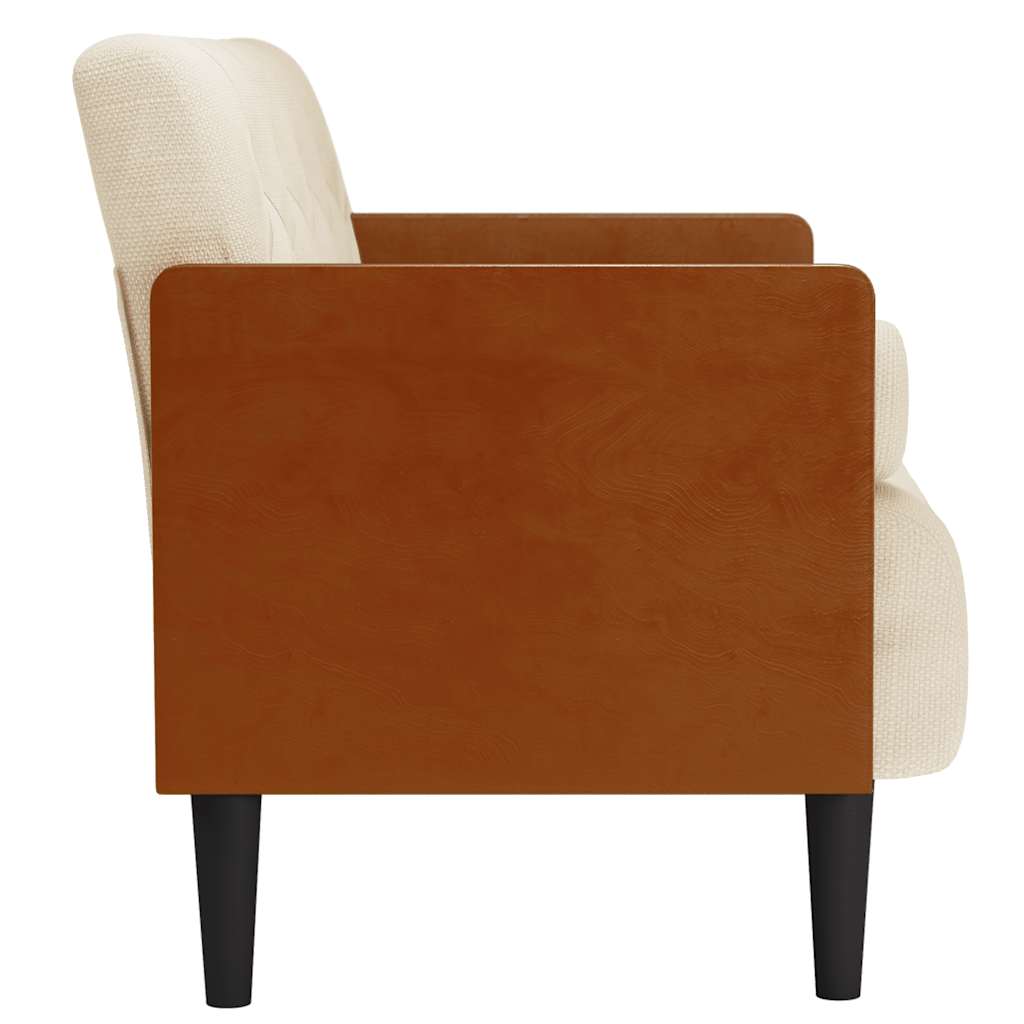 Sofá-luvas com rolos 110 cm linho