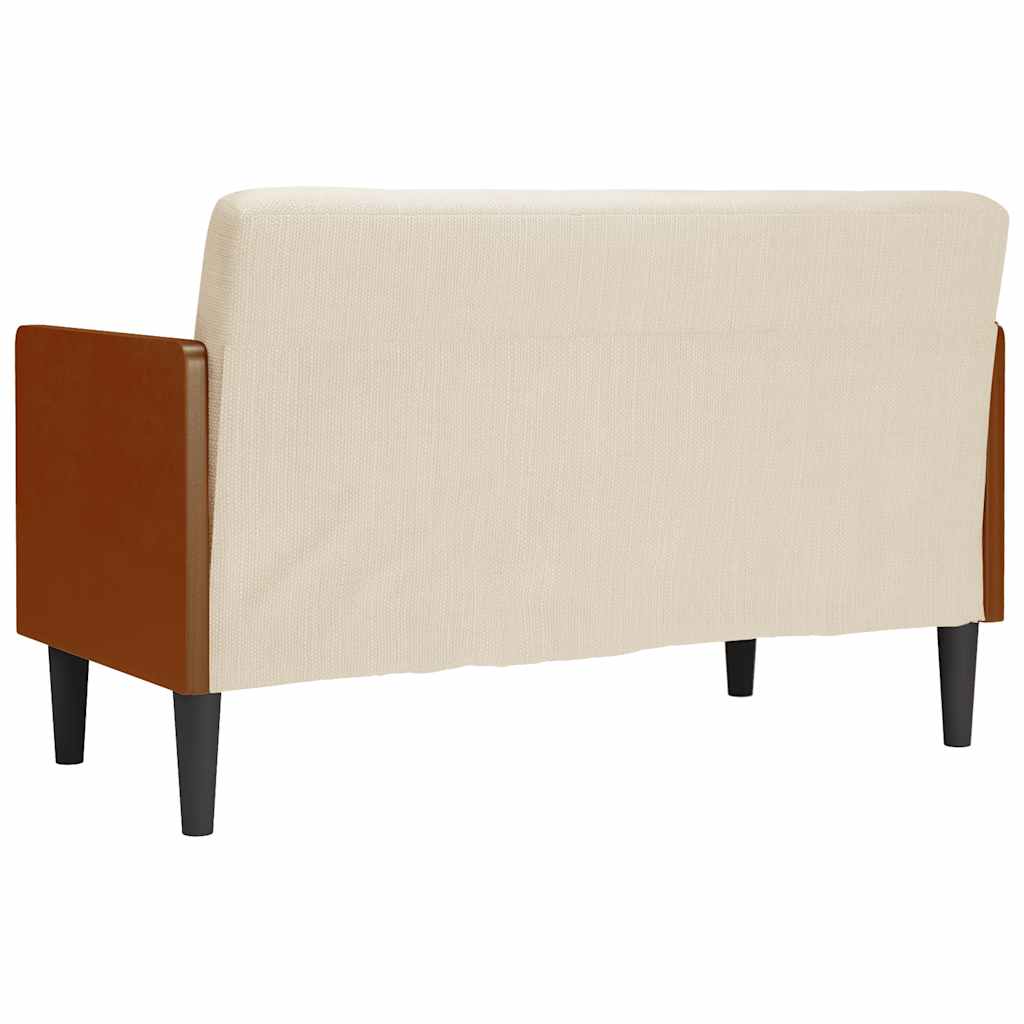 Sofá-luvas com rolos 110 cm linho