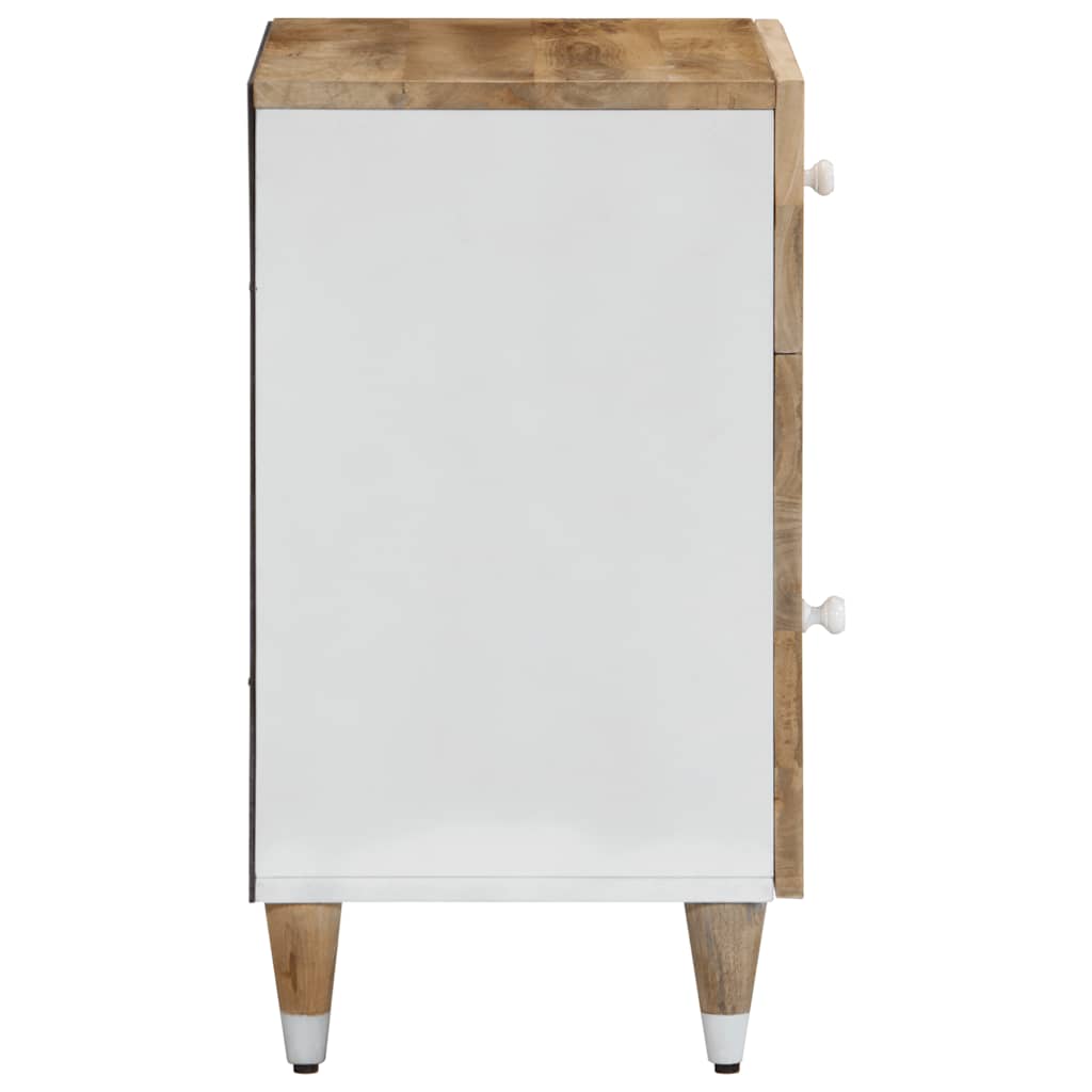Mesa de cabeceira 50x33x60 cm madeira de mangueira maciça