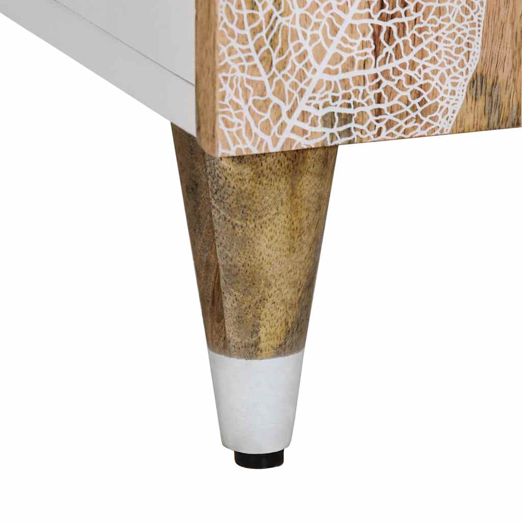 Móvel de TV de madeira de mangueira maciça