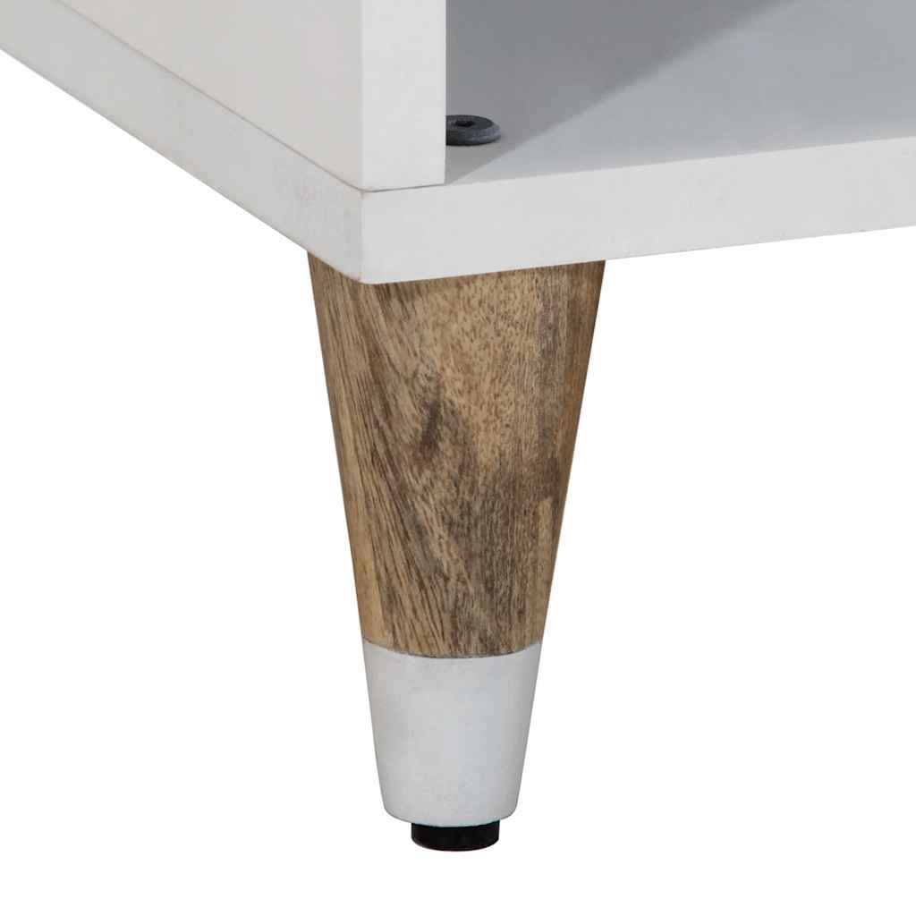 Móvel de TV de madeira de mangueira maciça