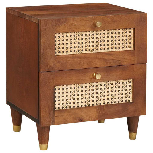 Mesas de cabeceira com gaveta 2 pcs 40 x 33.5 x 46 cm