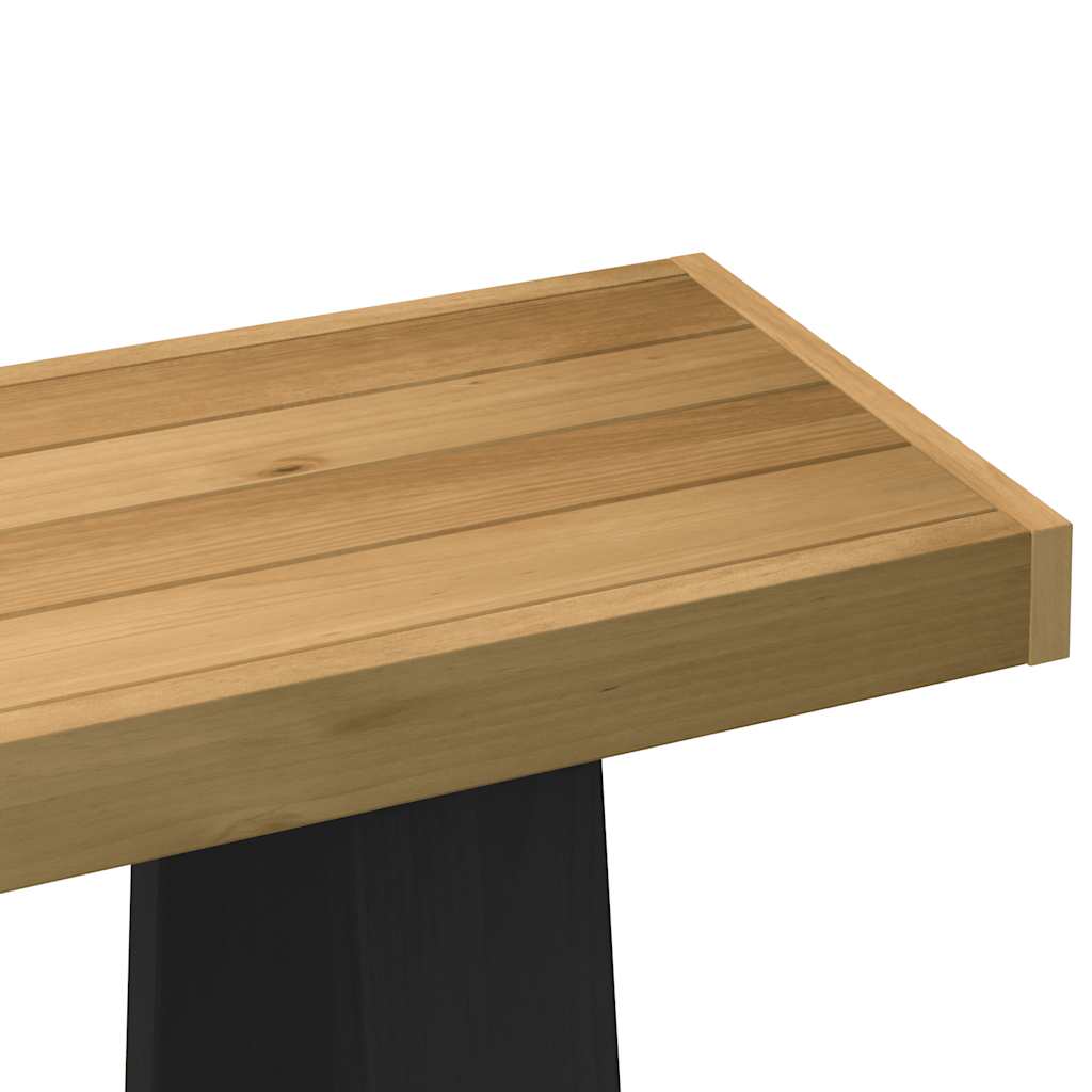 Mesa consola NOAIN pernas em forma de A 120x30x75 cm