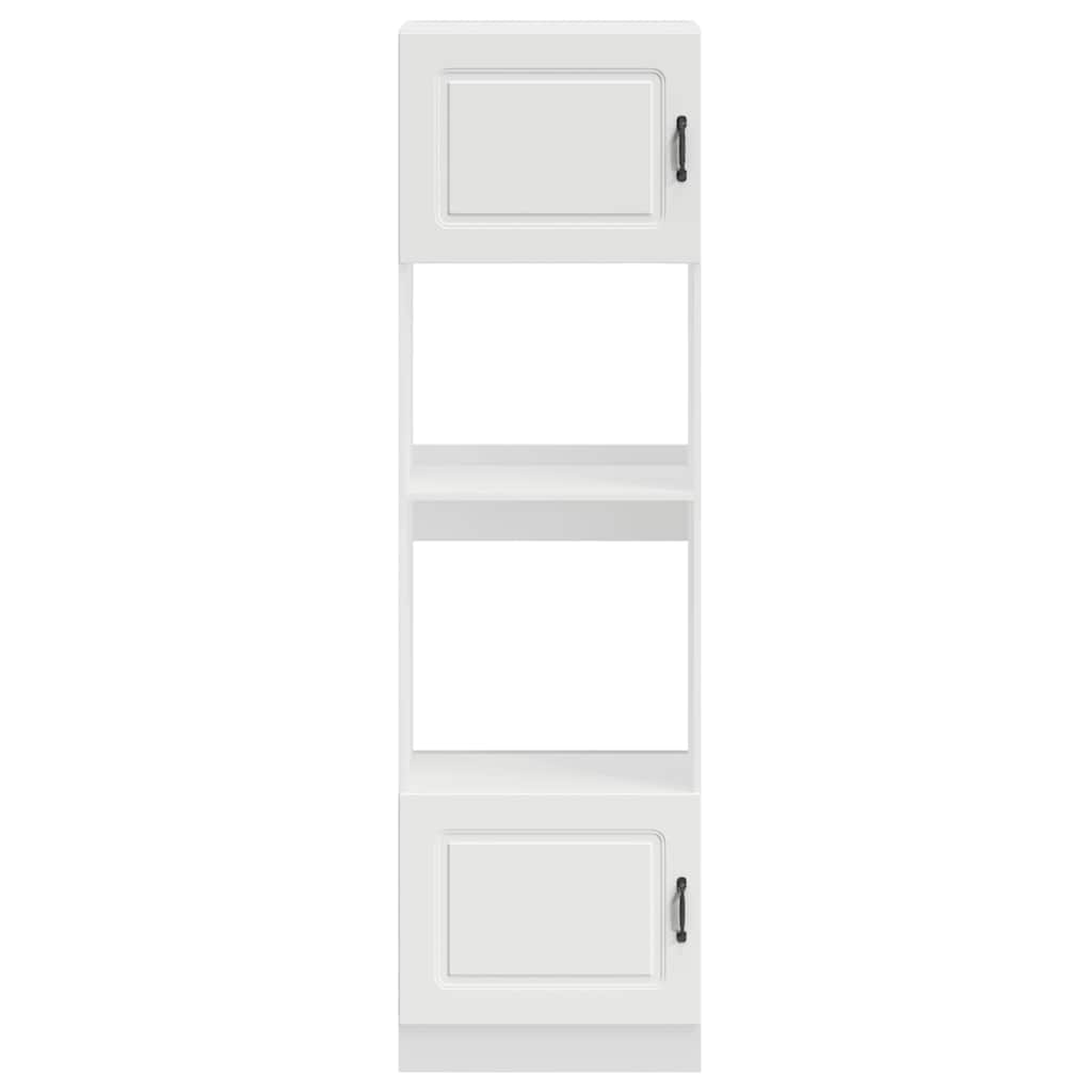 Armários forno 2 pcs Lucca derivados de madeira branco