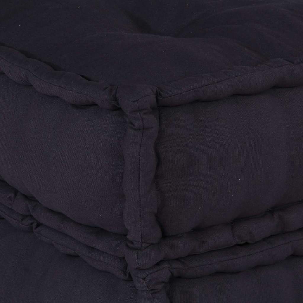 Sofá Modular Manual 2 pcs Antracite 70 x 70 x 36 cm tecido