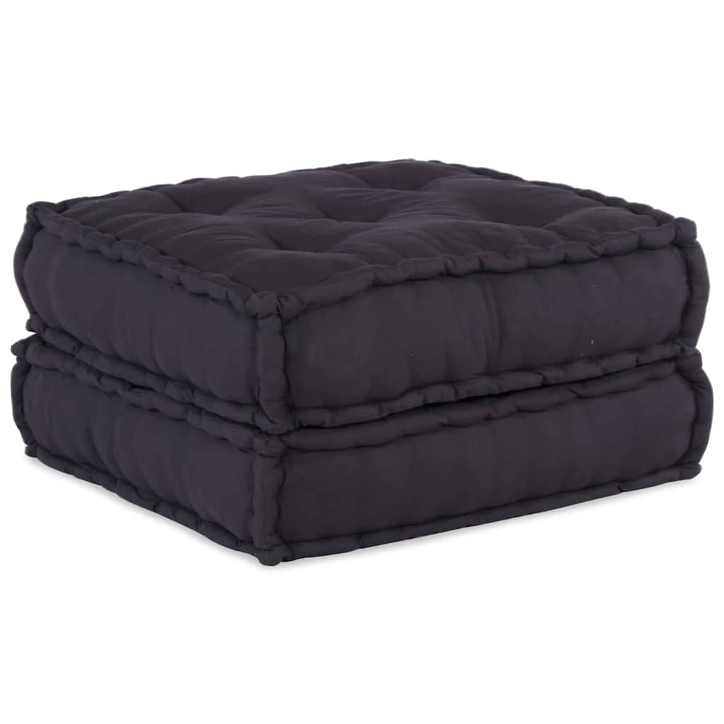 Sofá Modular Manual 2 pcs Antracite 70 x 70 x 36 cm tecido