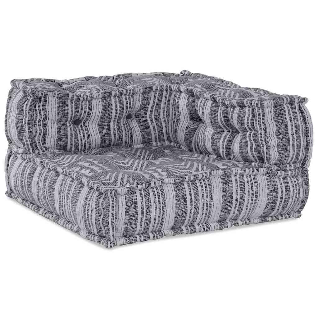 Sofá Modular Riscas Manual 2 pcs Cinzeto 70 x 70 x 54 cm tecido