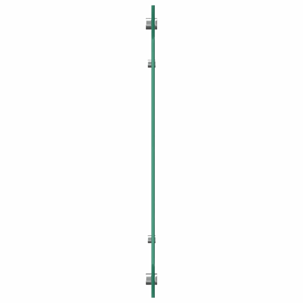 Painéis anti-salpicos de cozinha 2 pcs vidro temperado branco