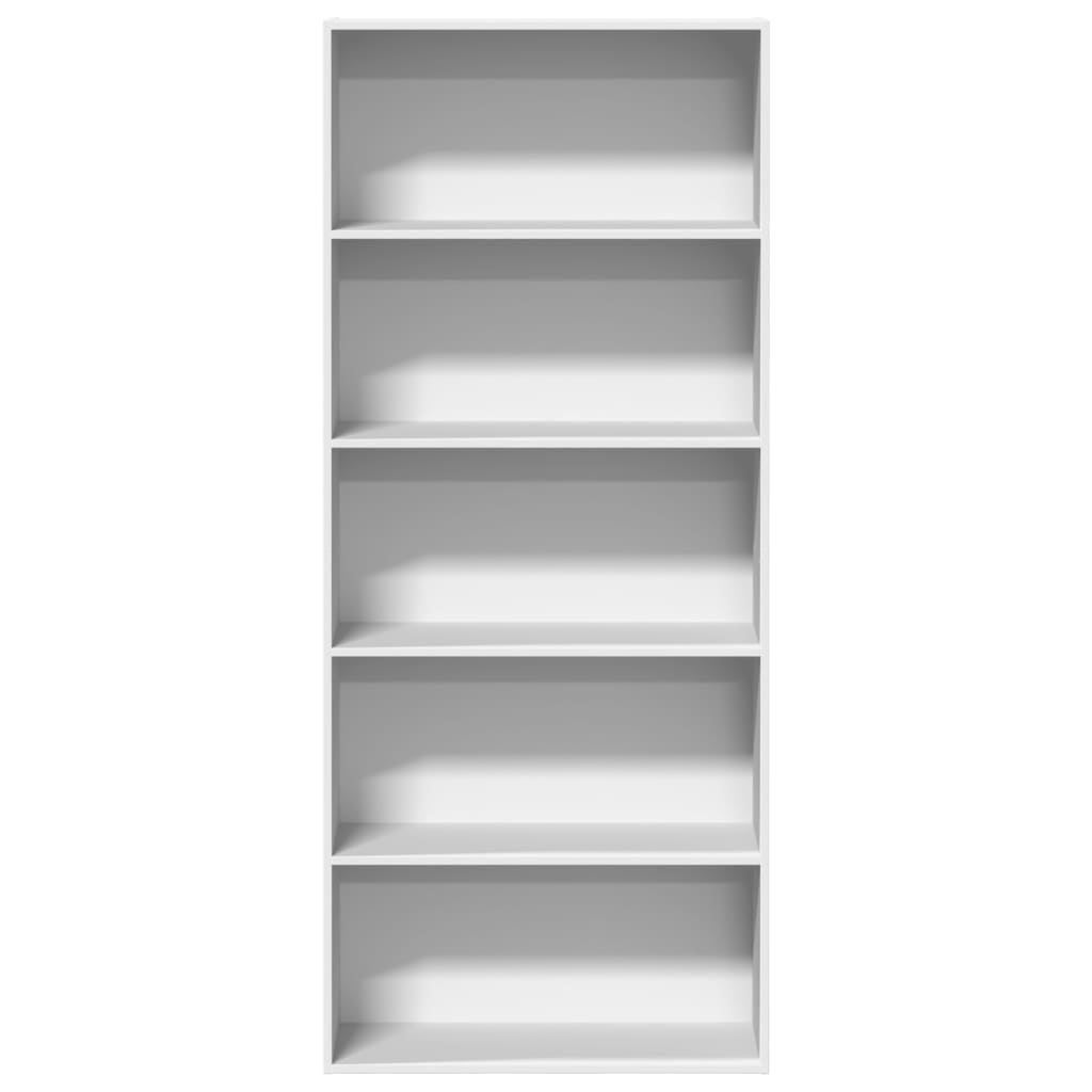 Estante 80x30x189 cm derivados de madeira branco