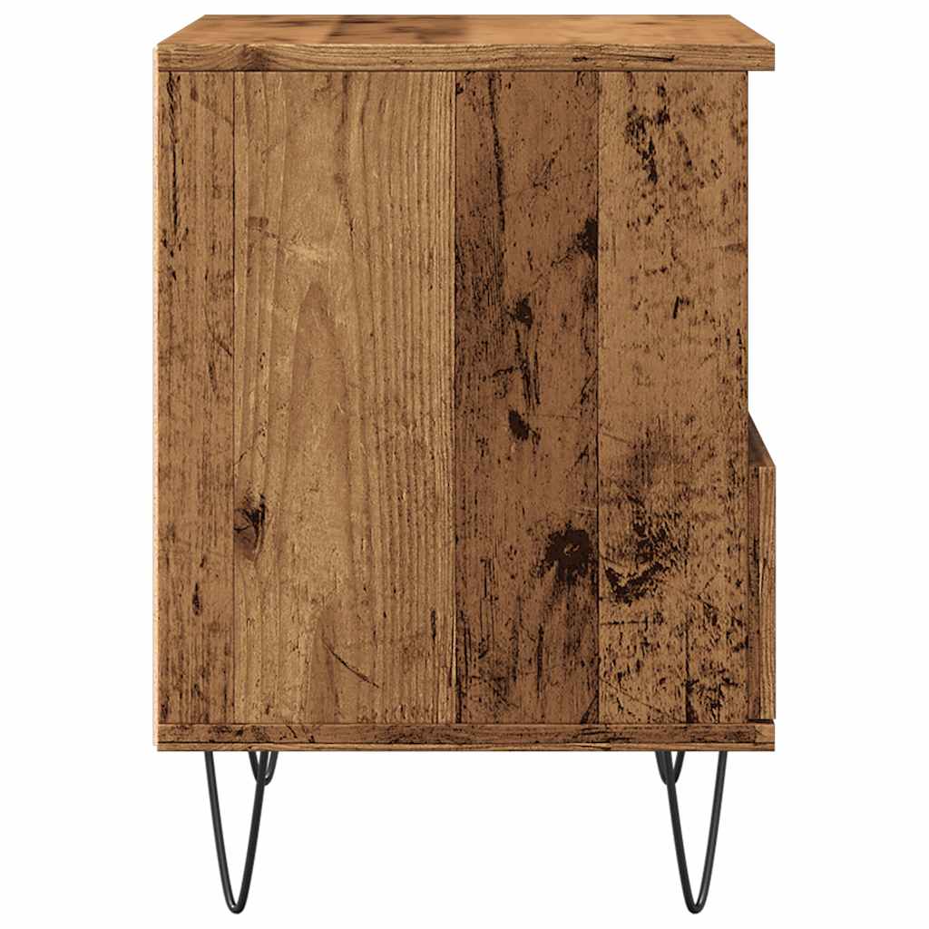 Mesa de cabeceira 40x35x50 cm derivados madeira madeira velha