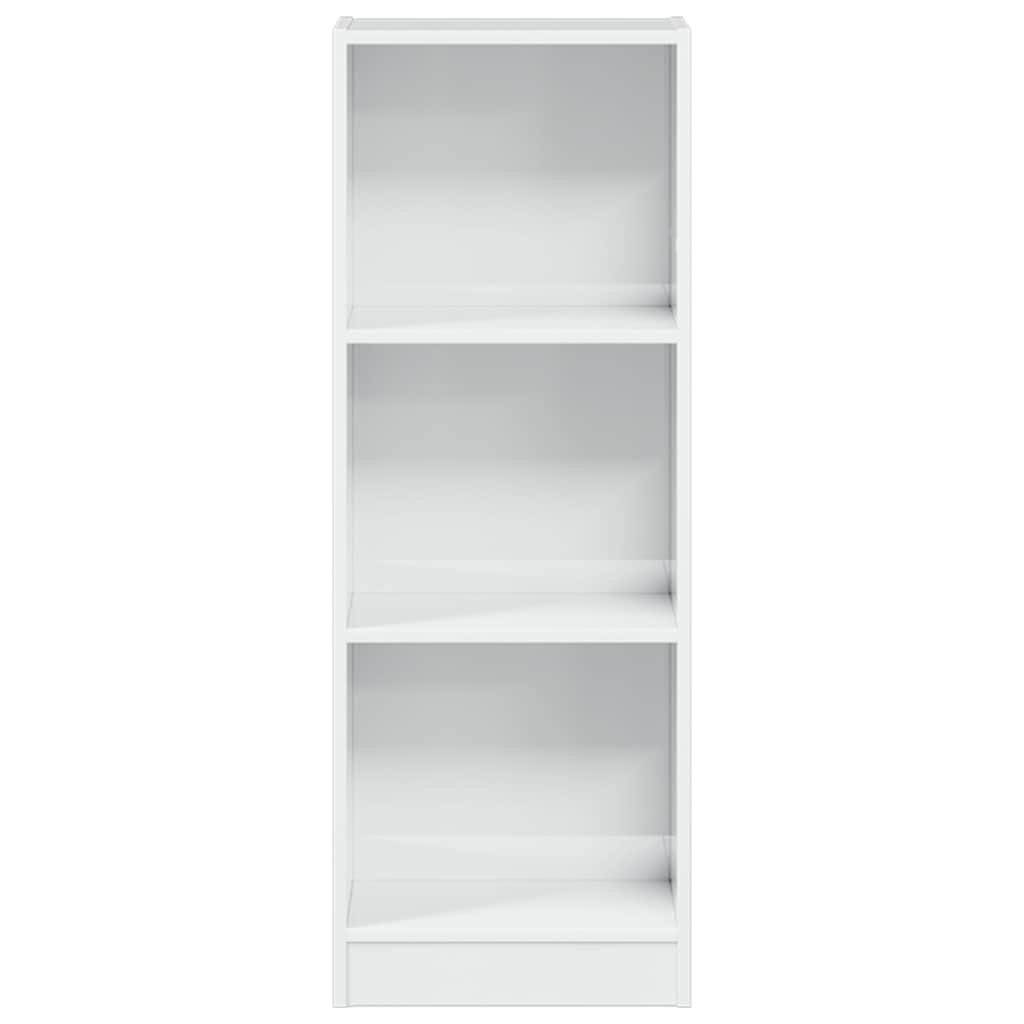 Estante 40x24x109 cm derivados de madeira branco brilhante