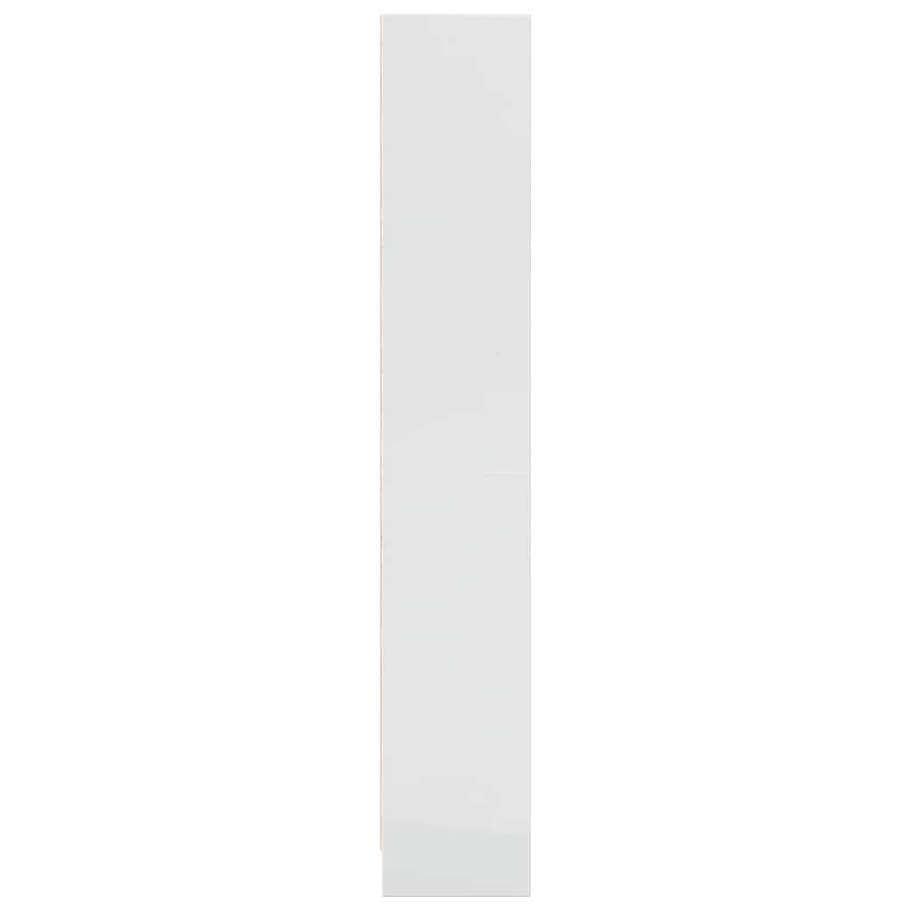 Estante 60x24x143 cm derivados de madeira branco brilhante