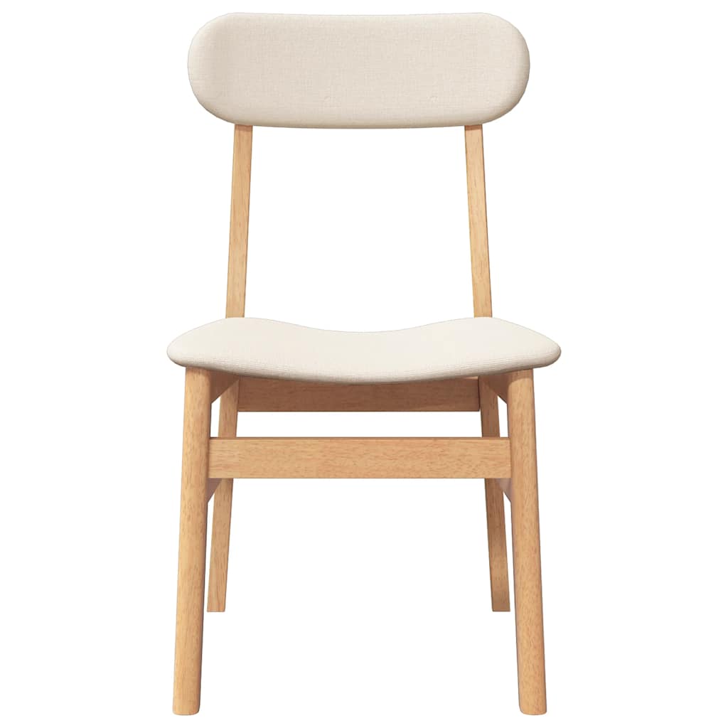 Cadeiras de jantar com almofadões 2 pcs madeira maciça