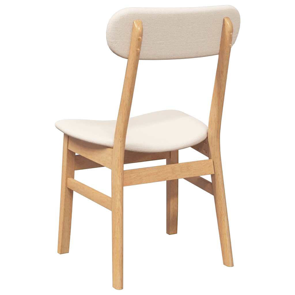 Cadeiras de jantar com almofadões 2 pcs madeira maciça